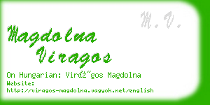 magdolna viragos business card